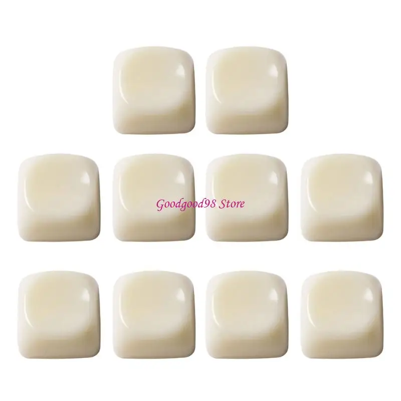 Clear Keyboard Keycaps for Rounded 1U Accent MOA Profile Placement Detail