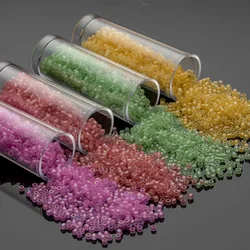 2.0MM Frosted AB Japanese Glass Seed Beads For Loom Beading  Waterproof 10Grams/Bag Needle Work Beads
