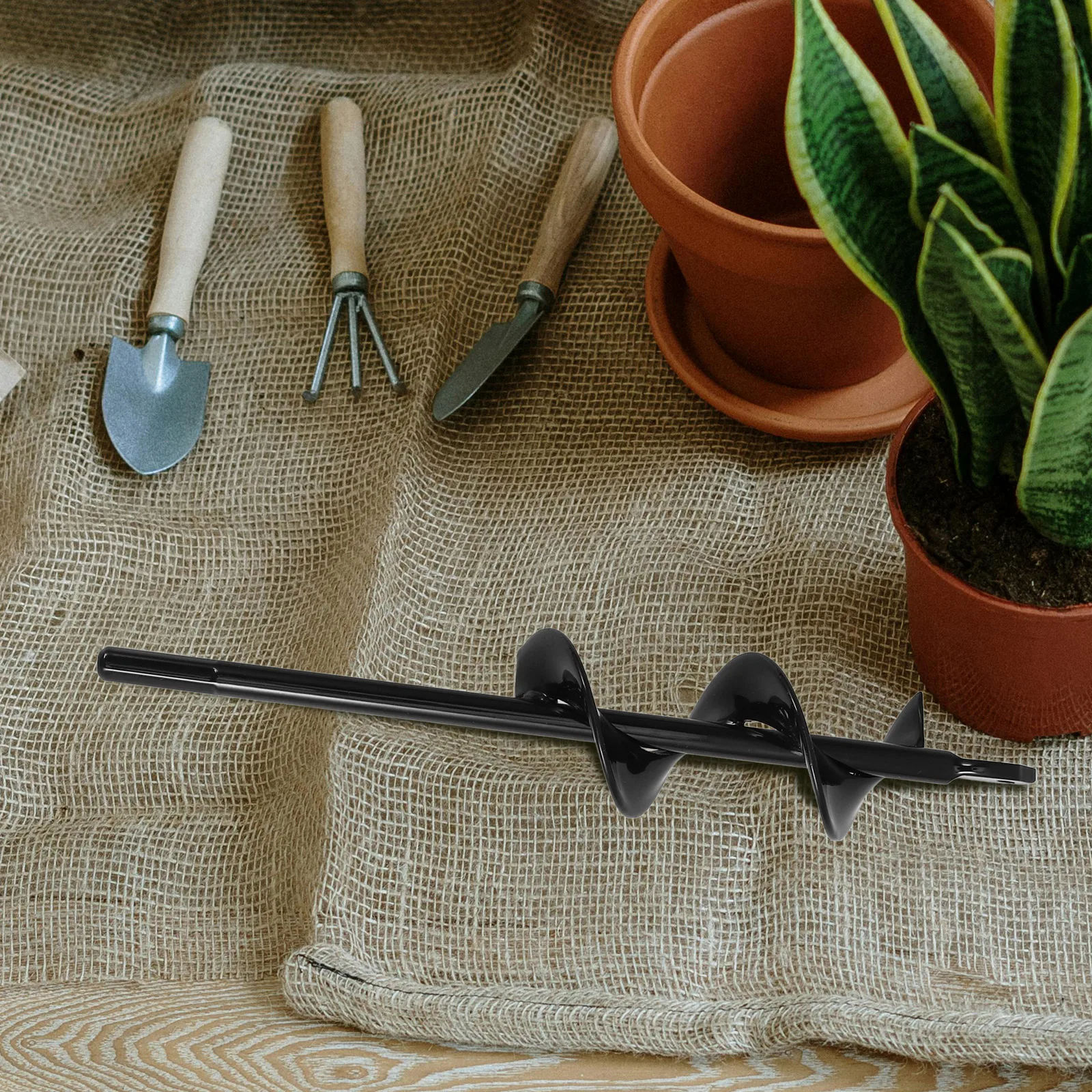 

Spiral Drill 1.6x9 Inches Drive Garden Planting Auger Hole Hole Digger Drill Bit Digger S Wet Dry Soil Efficient Tool