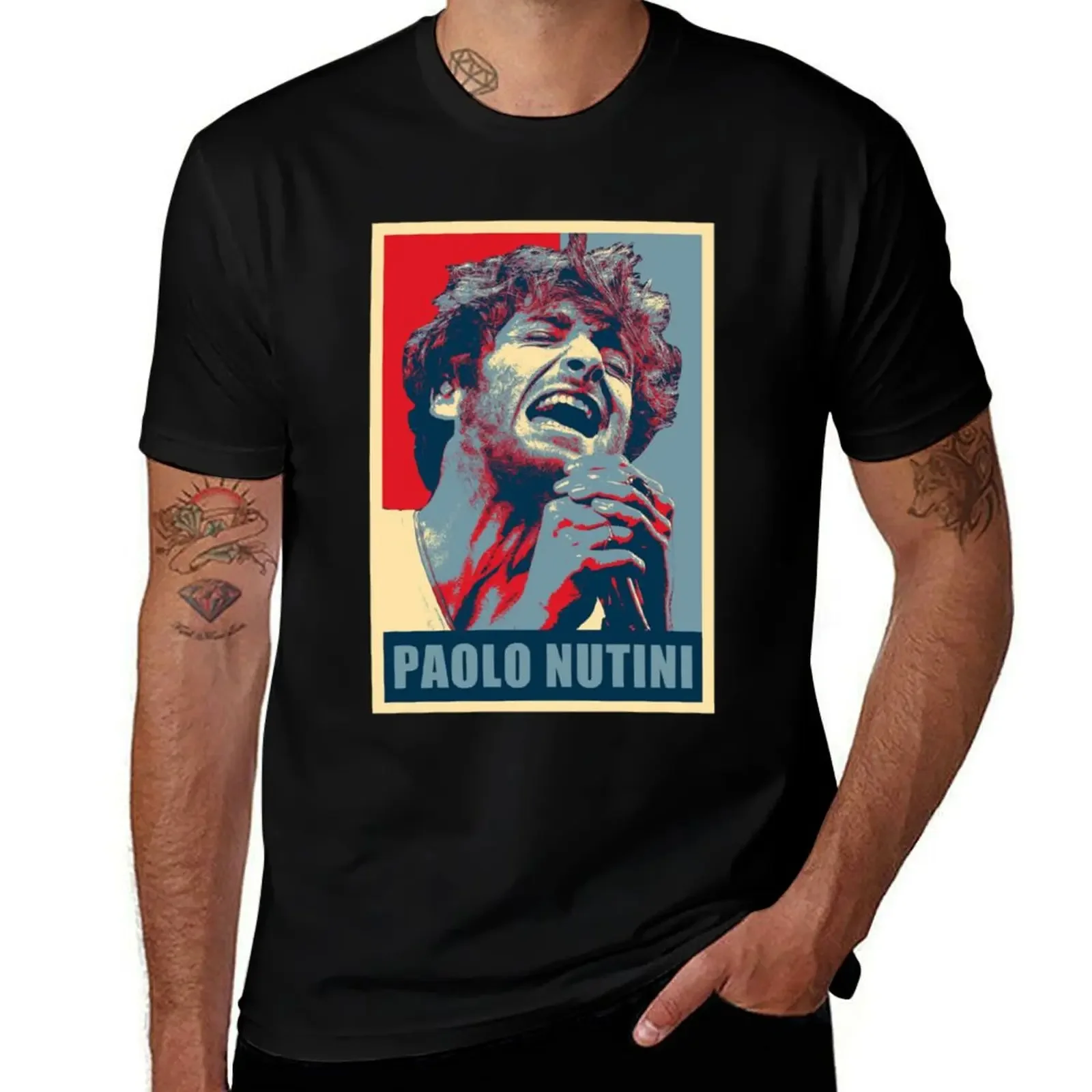 Paolo Nutini Singing Hope T-Shirt vintage graphic tee funny costumes croswit shirt man cotton t shirt men