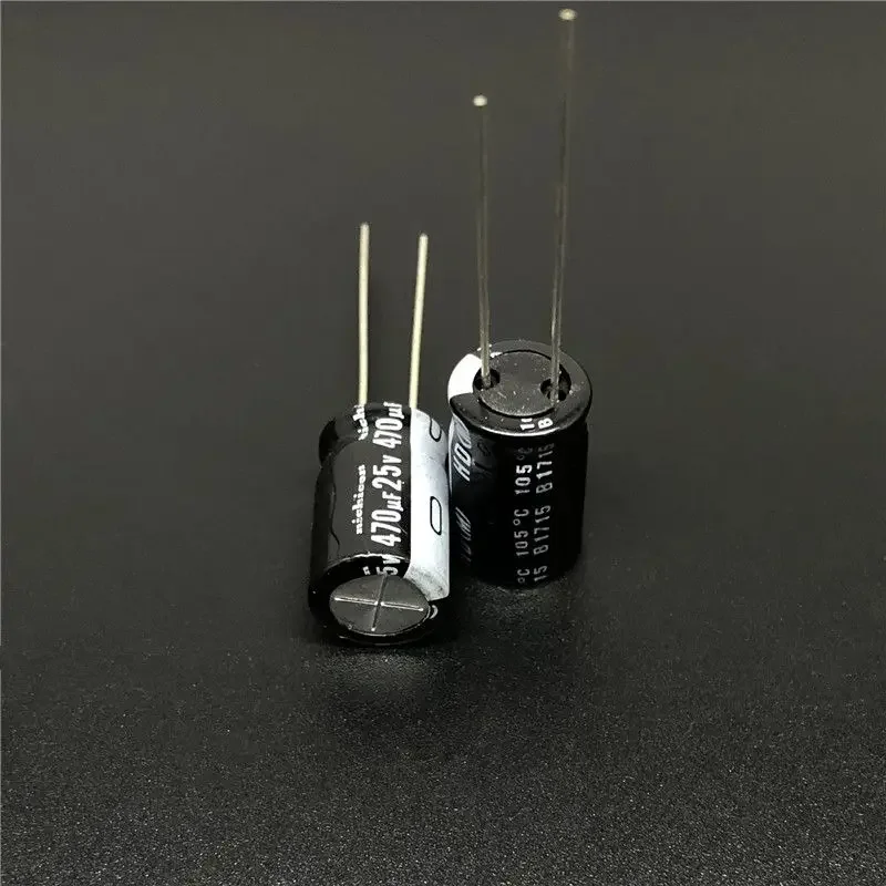 10Pcs/100Pcs 470uF 25V NICHICON HD Series 10x16mm Super Low Impedance 25V470uF Aluminum Electrolytic Capacitor