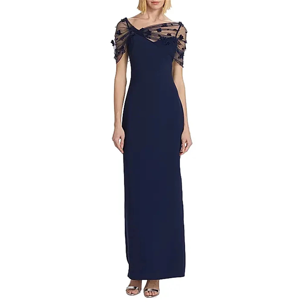 

Women's Formal Evening Gowns Elegant Evening Dresses Short Sleeve Formal Party Dresses Slim Fit Formal Gowns Cocktail Dresses