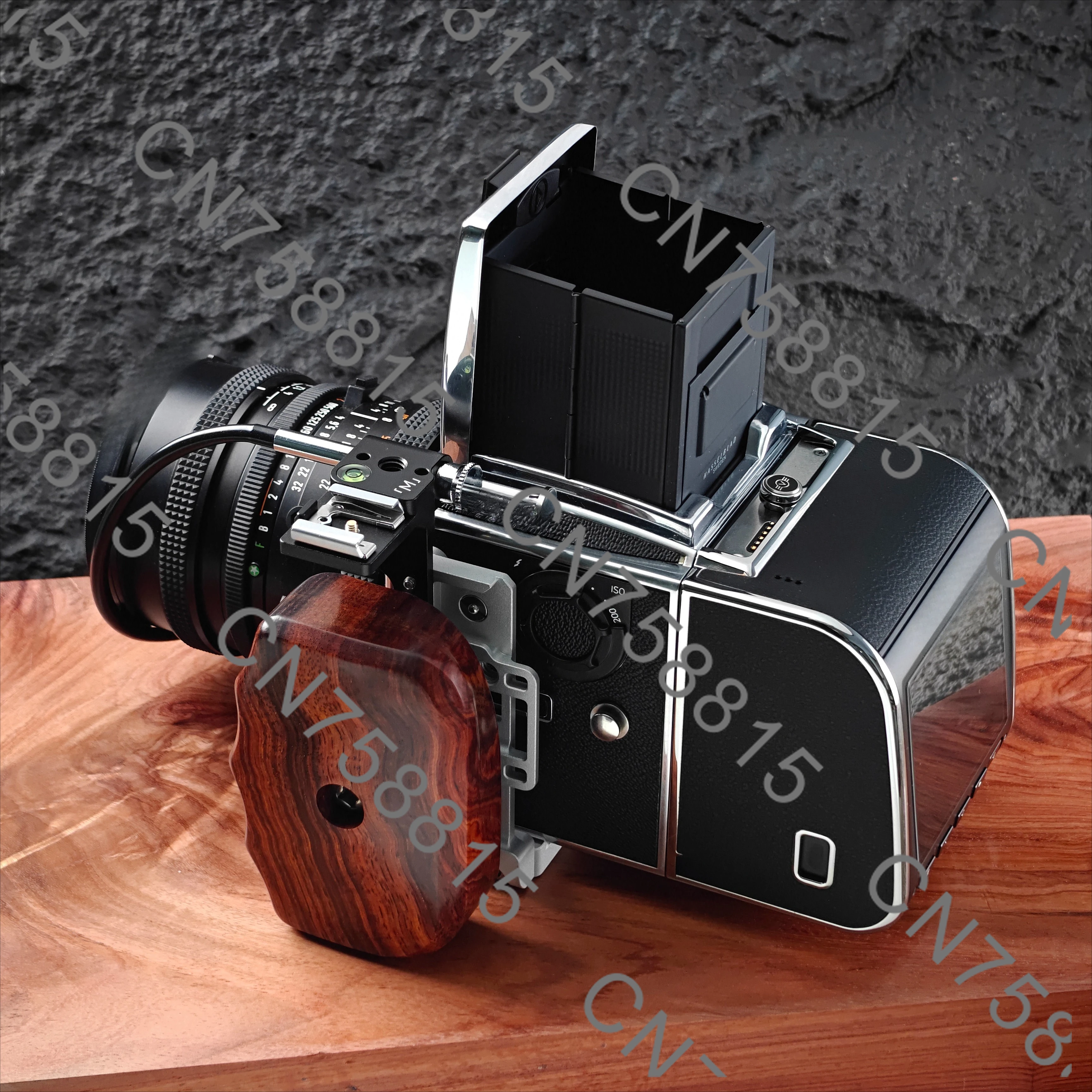

Special Expansion L Plate Solid Wood Handle, For Hasselblad 503cw/cx 501cm 500cm