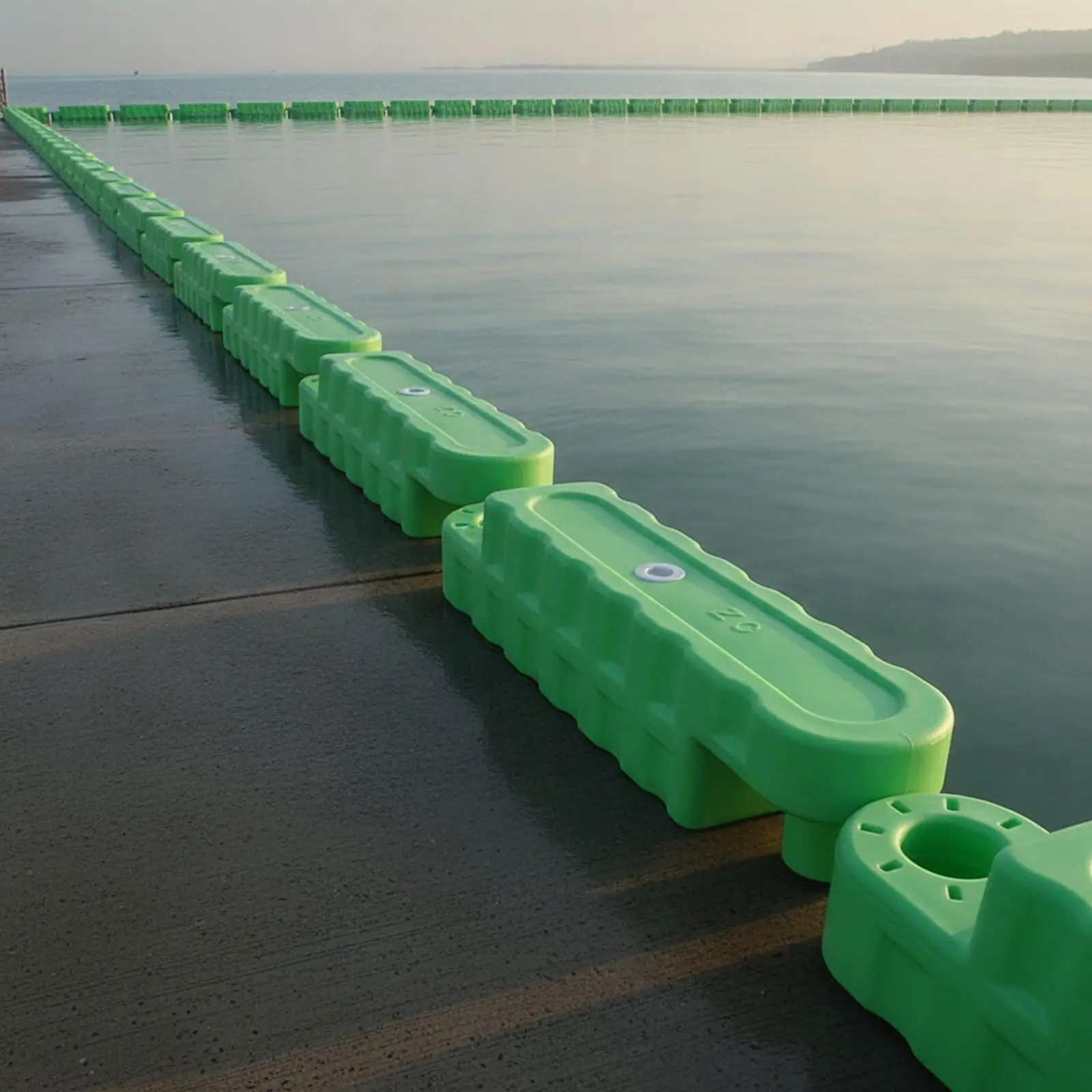 Floating Kart Track Barrier Anti-Collision Kart Track Barrier Impact-Resistant Modular for Marina Operators, Docks
