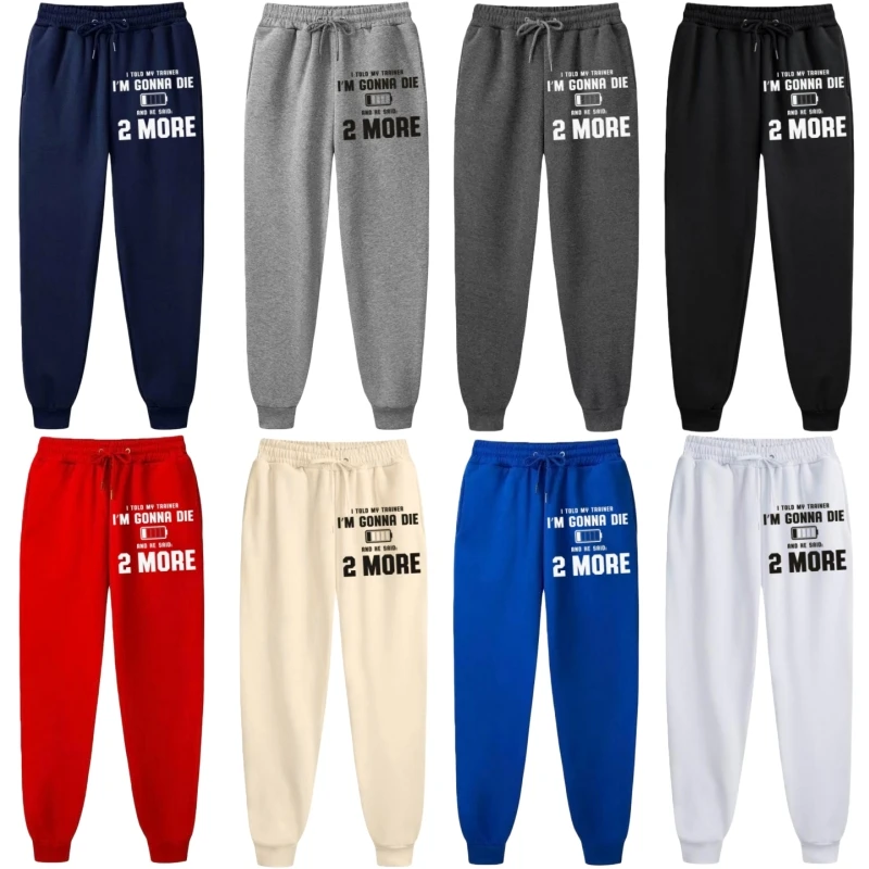 

Men's Casual Outdoor Long Pants Elastic Waist Sports Pants Comfortable Gym Training High Quality Streetwear Breathable Trousers