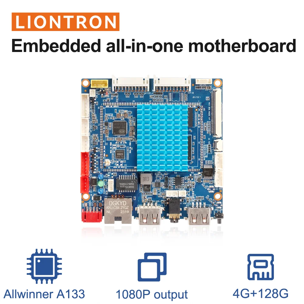 Liontron Allwinner A133 Quad-Core Mini PC Single Board Computer SBC Development Board Android 10.0 Linux Operating System