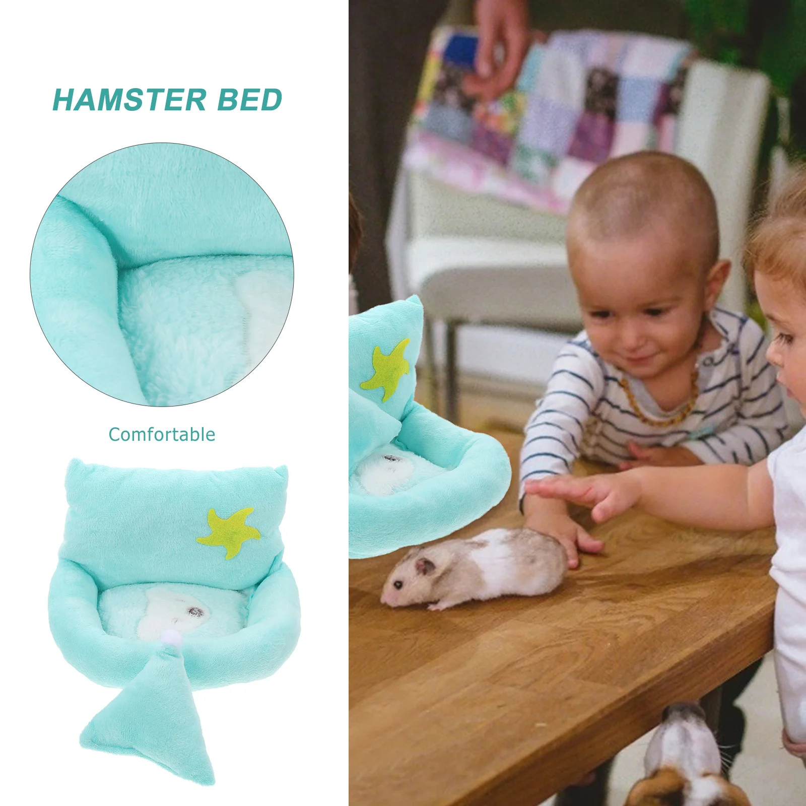 

Pet Sleeping Nest Small Animal Warm Bed Hamster Nest Guinea Pig House Sugar Glider Hideout Winter Warm Bed Guinea Pig Hideout