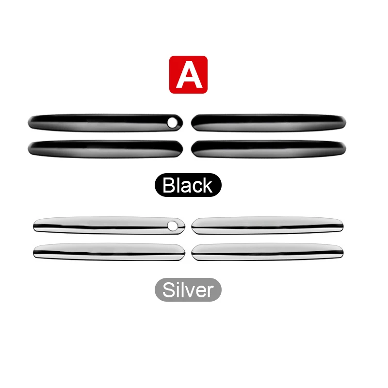 Stainless Car Door Handle Door Bowl Cover Trim For Toyota RAV4 2019 2020 2021 2022 2023 2024 RAV 4 XA50 Hybrid Accessories