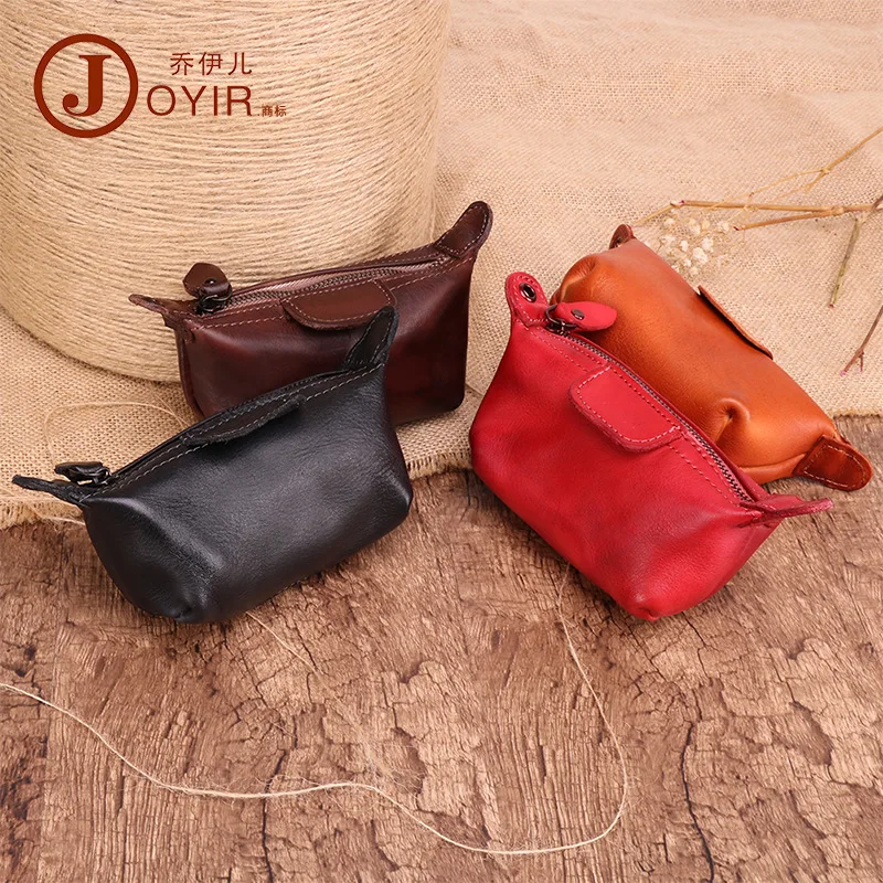 Skeleton-Skin Cute Fashion Small Wallet Genuine Leather Coin Purse Multifunctional Storage Bag Coin Bag Korean Style Coin Bag