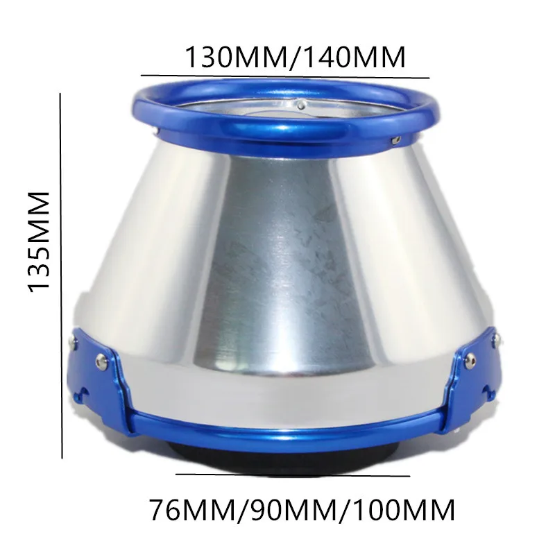 For Universal Car Air Intake System Metal Shell Air Filter High Flow Mushroom Head Air Cleaner Car Accessory Auto Parts