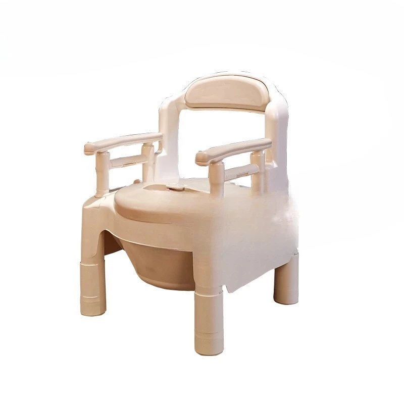 Pregnant women and the elderly Mobile toilet seat Portable disabled toilet chair