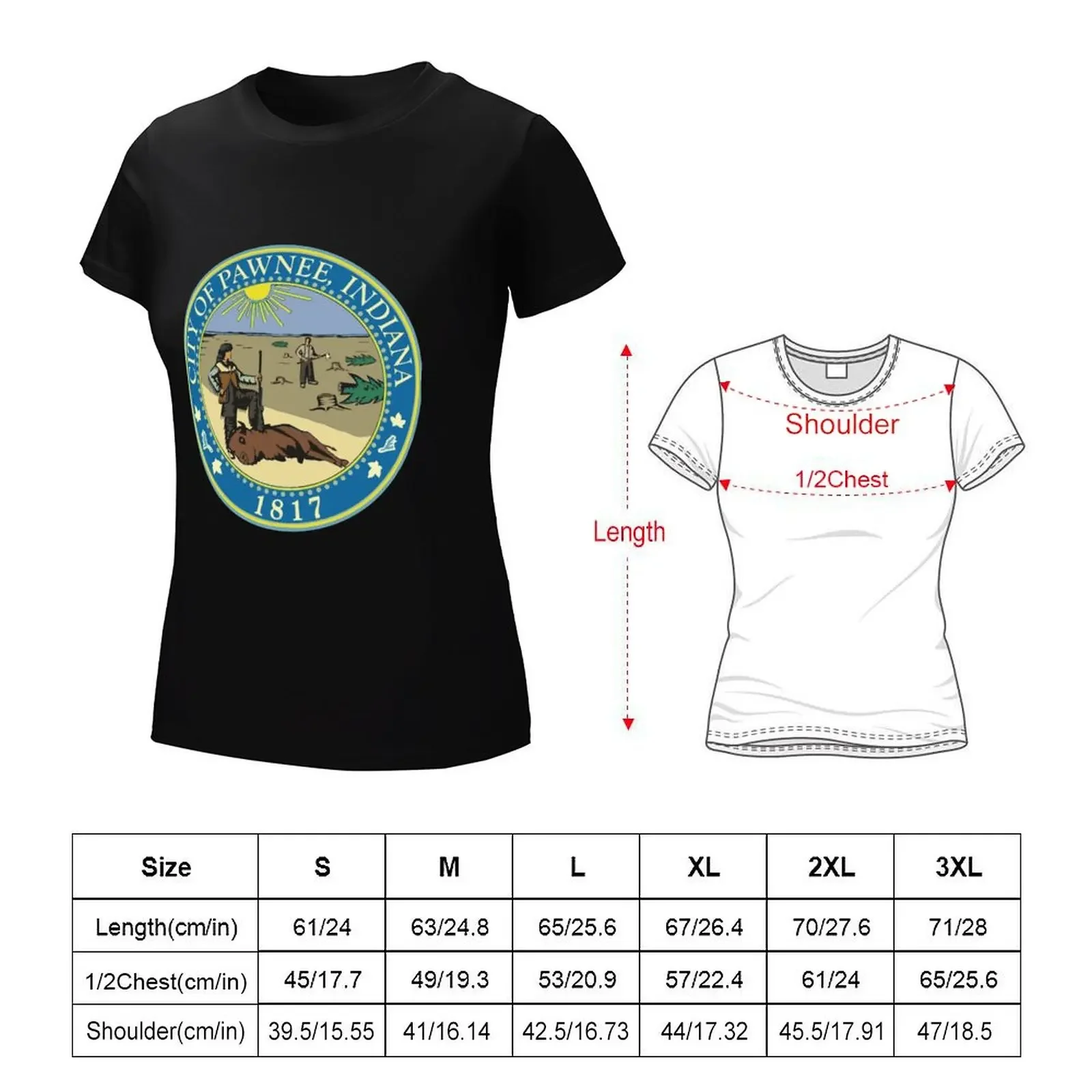 city of pawnee, indiana Classic . T-Shirt shirts graphic tees graphics oversized workout shirts for Women