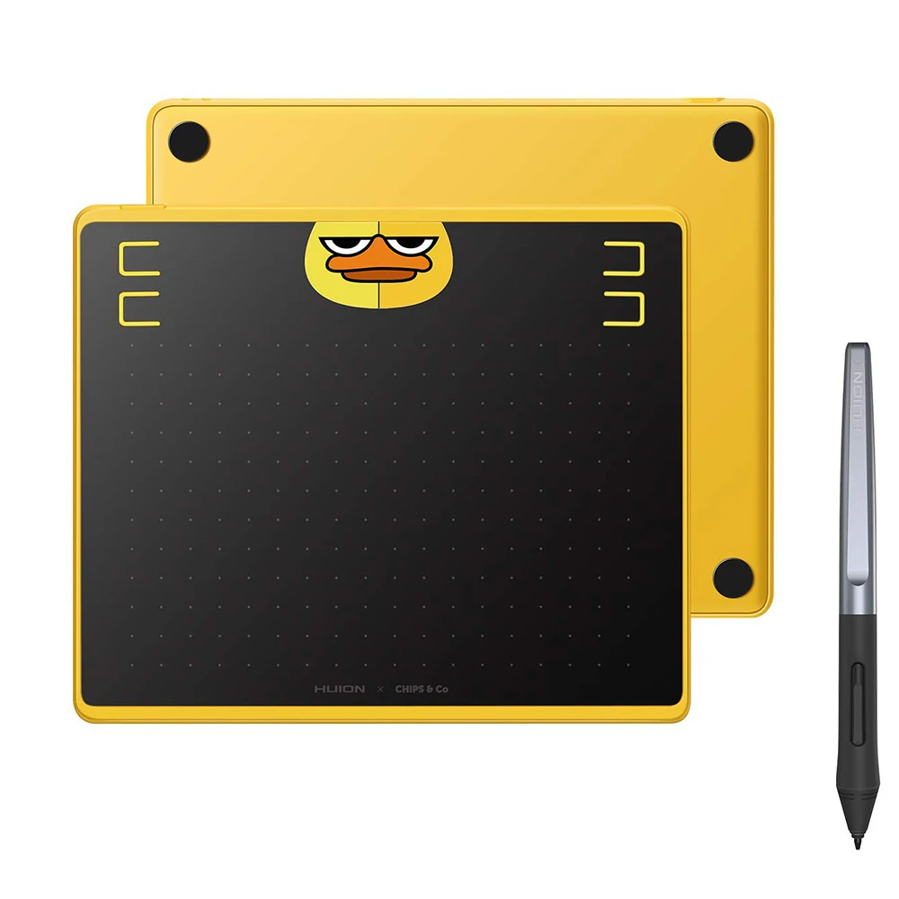 HS64 Special Edition Cellphone Supportable 8192 Levels Pen Pressure Battery-free Pen Graphics Tablet