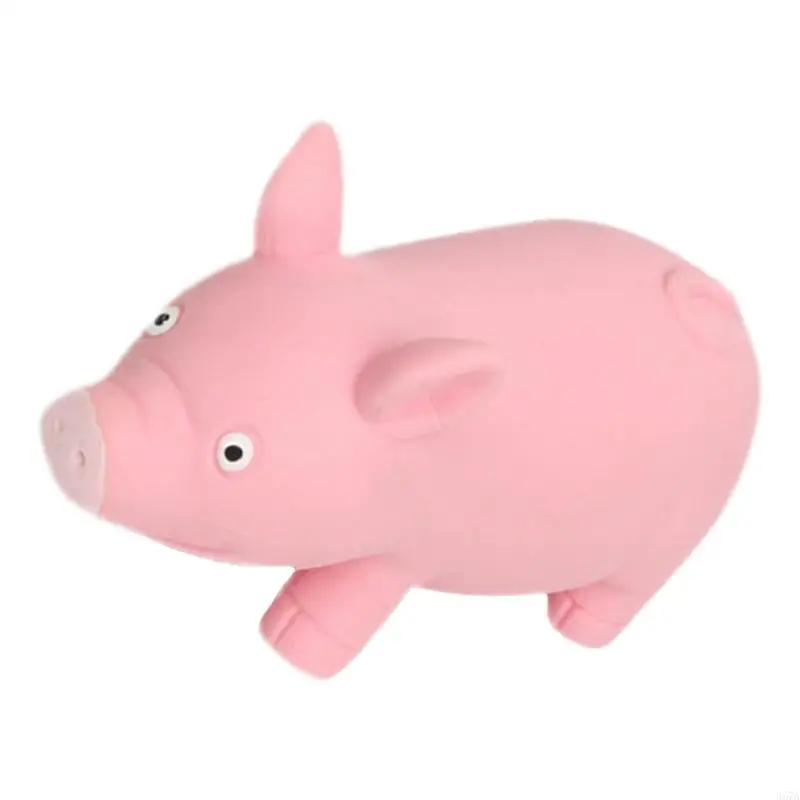 920L Pink Pig Stress Relief Squeeze Toy Soft Decompression Animal Dolls Mood Enhancement for Students and Office Workers