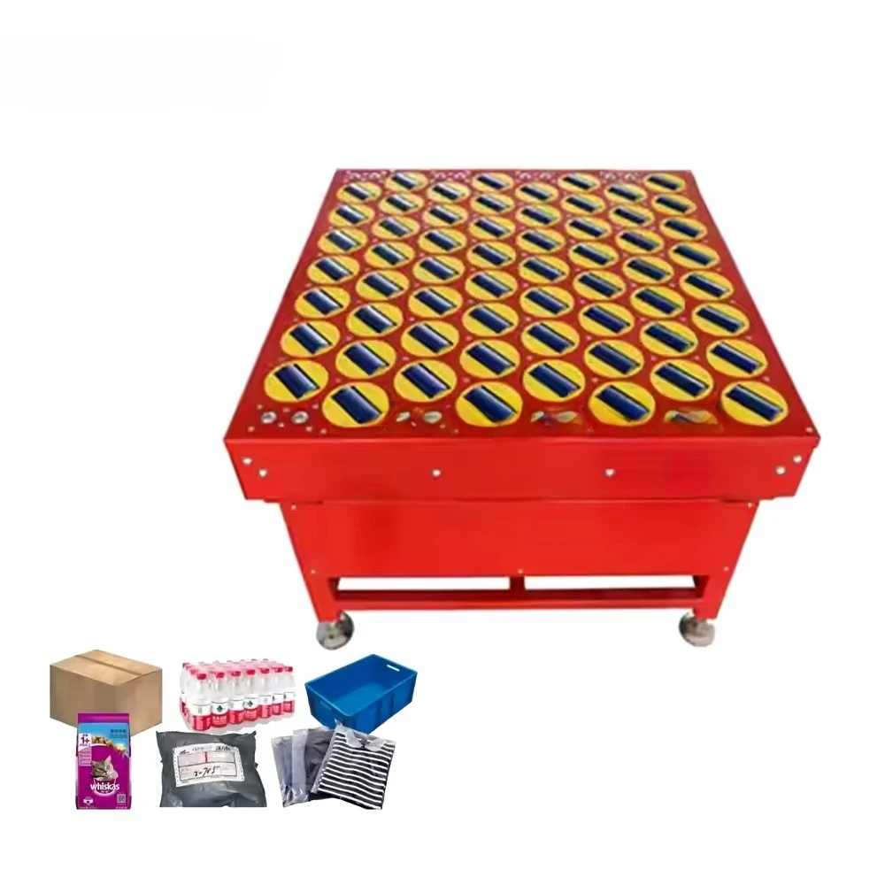 Electric Cross Belt Conveyor 90 Degree Swing Electric Wheel Sorter Conveyor