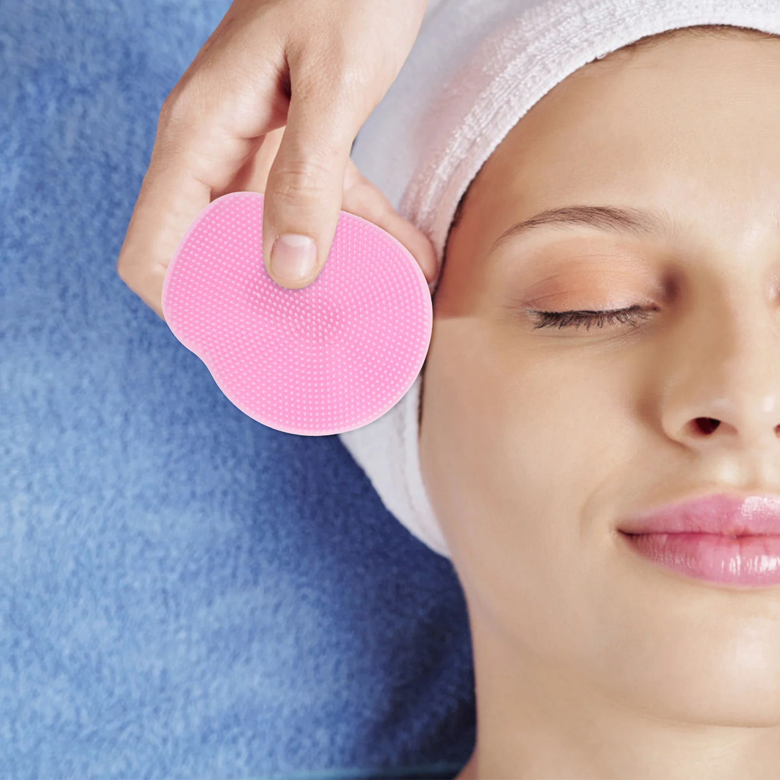 Silicone Facial Brush Gentle Massage Stimulating Cleanser Exfoliator for Men Women Daily Use Face Scrubber Men