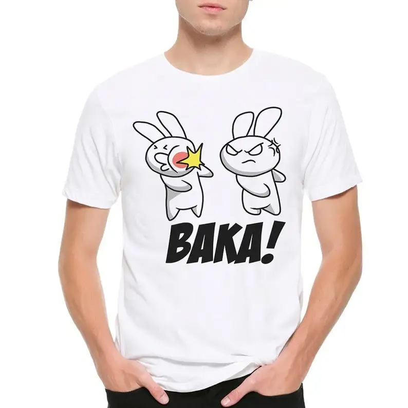 

Anime Rabbits Baka T-Shirt / Men's Women's Sizes / Cotton Tee (RBT-303202)