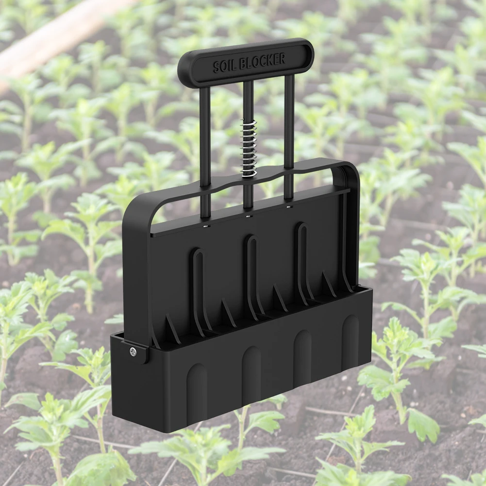 Manual Clod Maker Handheld Soil Blocker Maker Reusable Time Saving Environment-friendly for Outdoor Garden Seed Plants