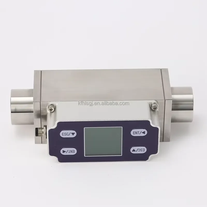 Micro Type MEMS Sensor 1-100L/min High Precision Compressed Air Nitrogen Controller Thermal Mass Flow Meter