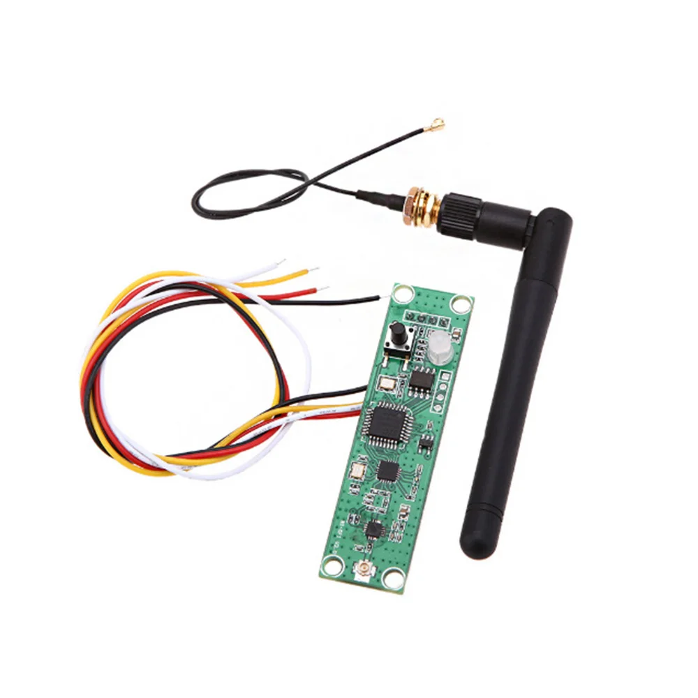 5Pcs 2.4Ghz Wireless DMX 512 Transmitter Receiver PCB 2 in 1 Module Wireless PCB Board with Antenna for DMX Stage Light