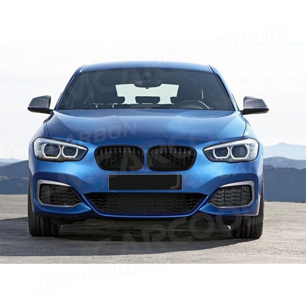 

For BMW 1 Serise F20 M Sport 2012-2014 Gloss Black Car Front Bumper Grilles Body Kits Replacement Cars Accessories