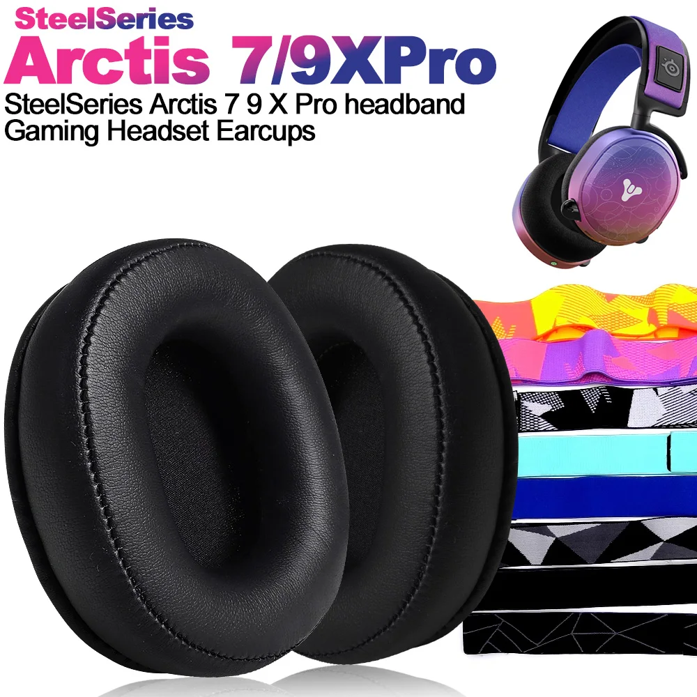 Подушечки для наушников для Steelseries Arctis 7/9/9X/PRO, повязка на голову, сменный ремень, подушечки для наушников, наушники с памятью