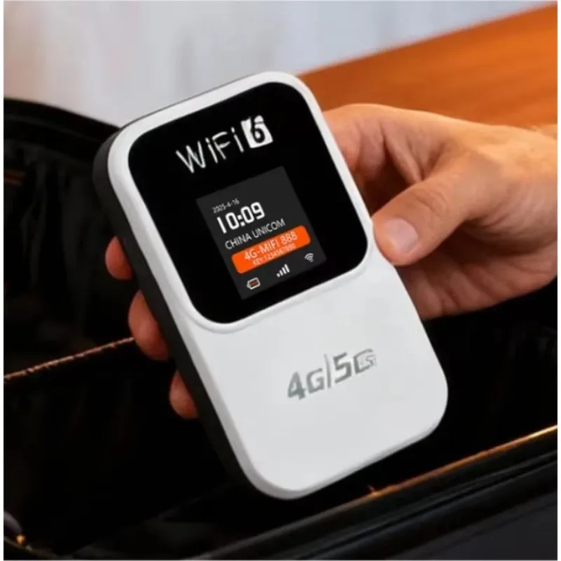 Outdoor Pocket WiFi Router 3000mAh Battery Type-C 300Mbps LCD Display 4G LTE Wireless Hotspot for Travel Camping