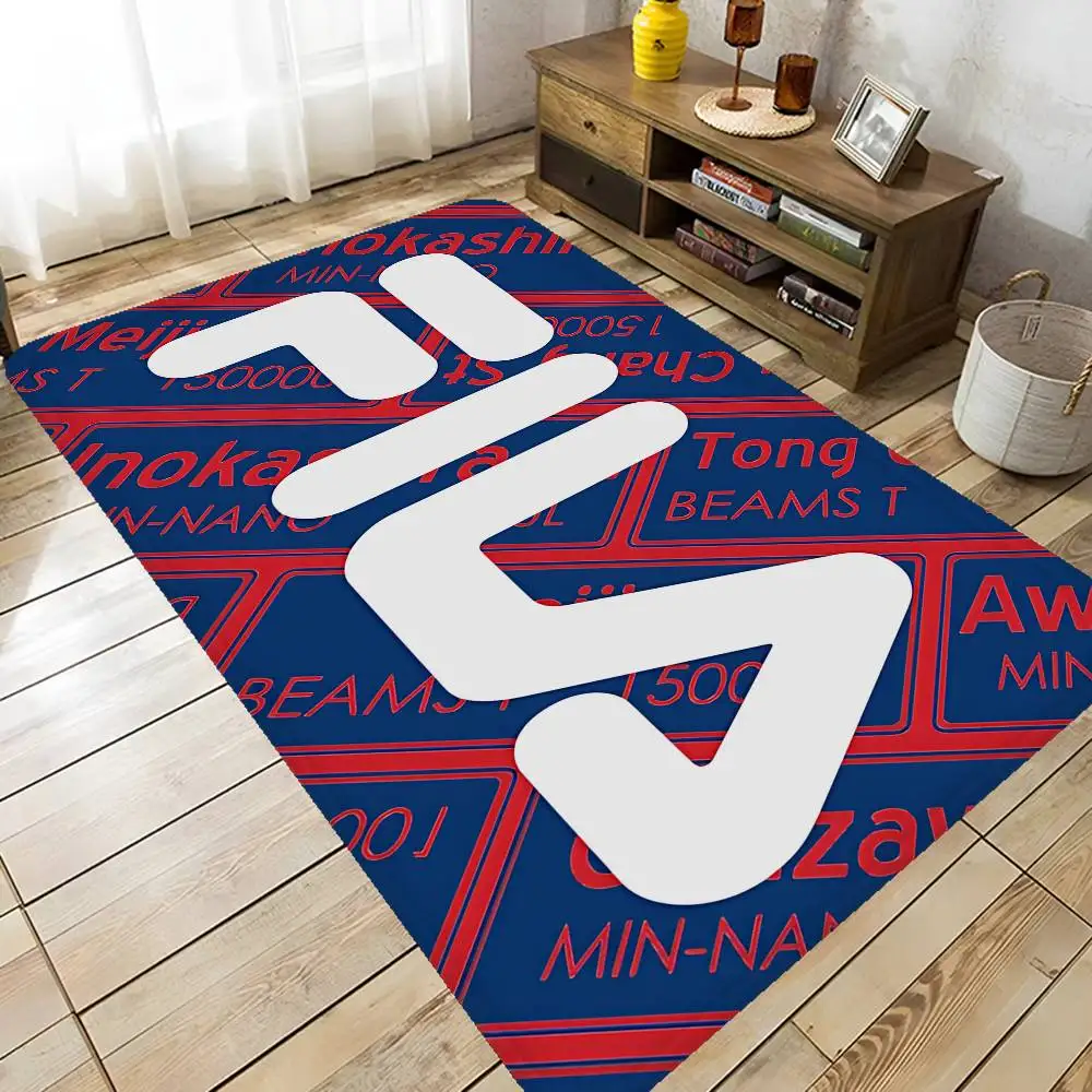 Fashion Trend Brand F-FILA Entrance Door Mat Washable Non-Slip Living Room Sofa Chairs Area Mat Kitchen Welcome Doormat
