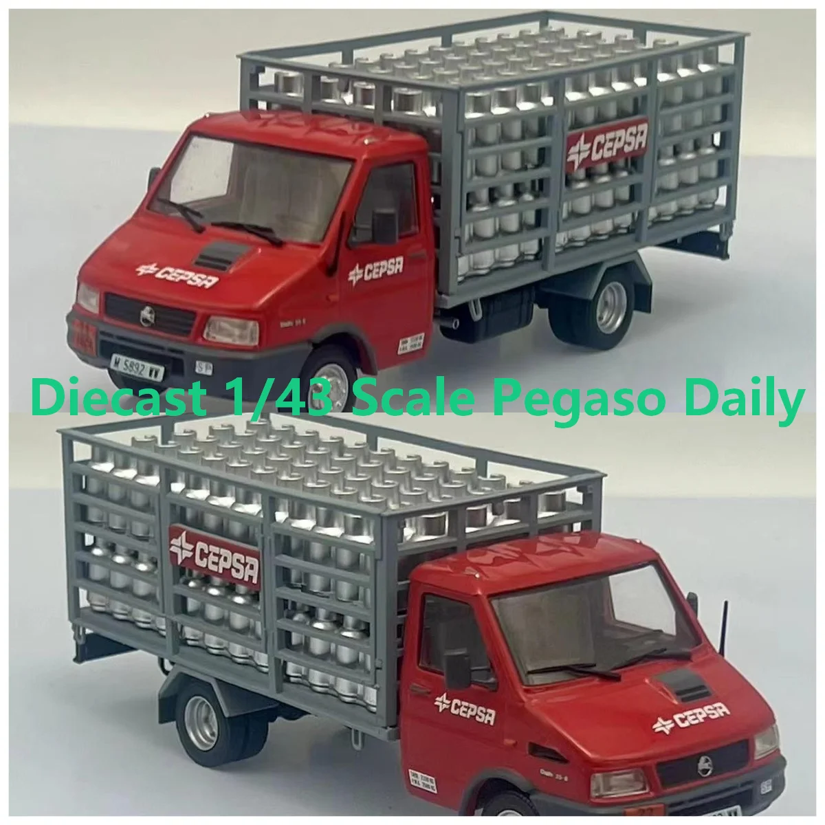 Diecast 1/43 Scale Pegaso Daily Cepsa 1994 Spanish Pegaso Iveco Model Alloy Car Model Collectible Toy Gift Souvenir Display