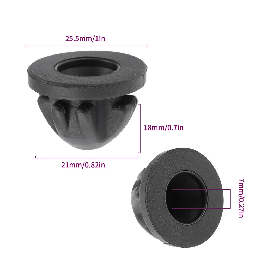 1/4pcs Engine Cover Trim Rubber Mount Grommet Bush Bump Stop 11127614138 7614138 For BMW 1-8 Series X4 X5 X6 X7 Z4 For MINI