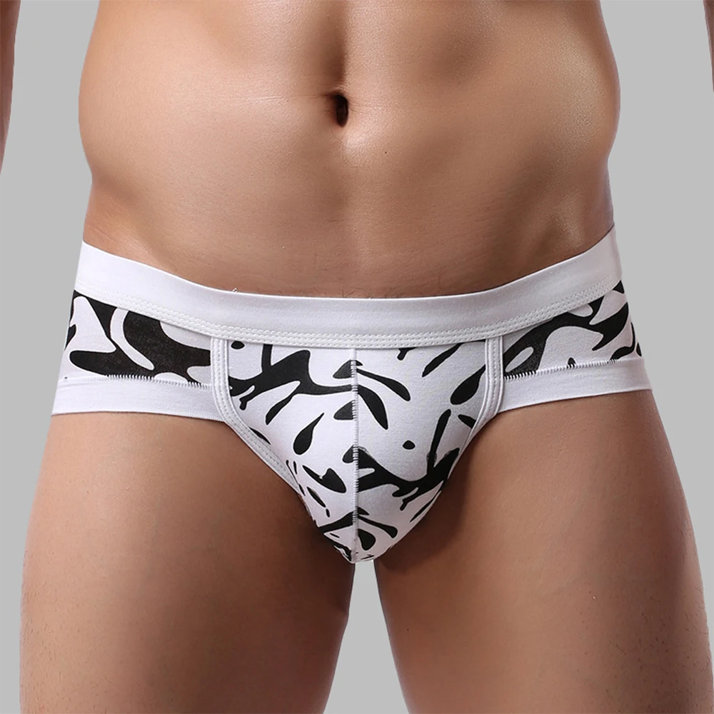 

Men's Panties Well-looking Underwear Modal Breathable Stretch Briefs Low Waist U Convex Pouch Shorts Underpants Comfort Knickers