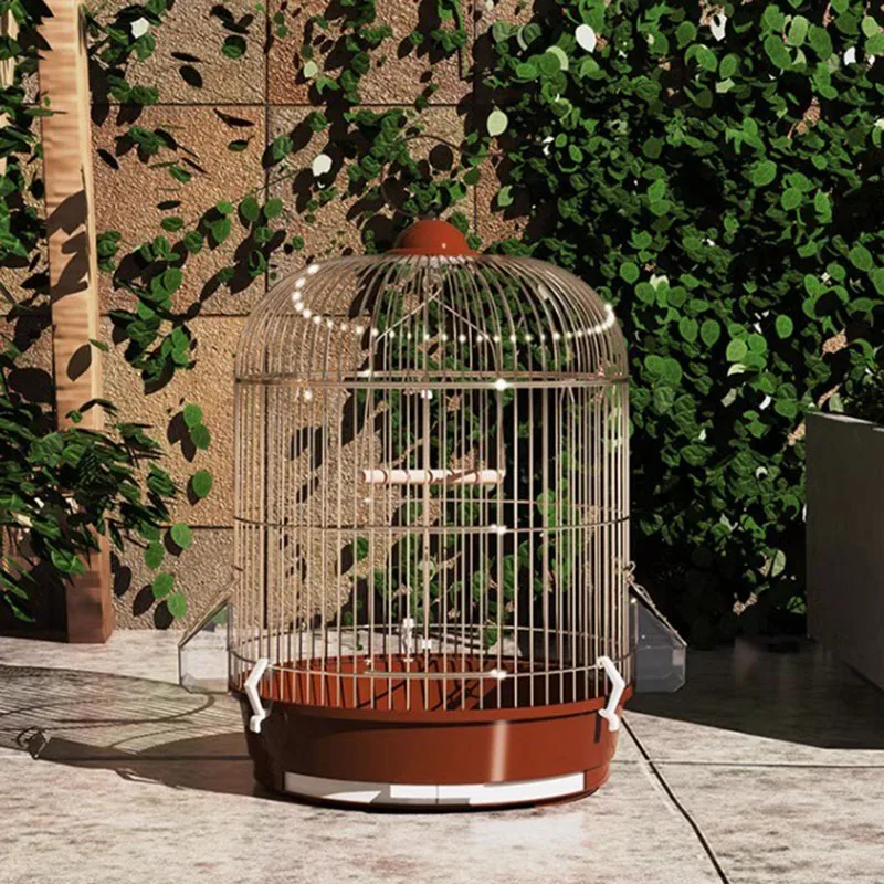 Feeder Outdoors Bird Cages Stand Decors Luxury Parrot Metal Bird Cages Decors Pigeon Vogelkooi Accessoires Bird Accessories