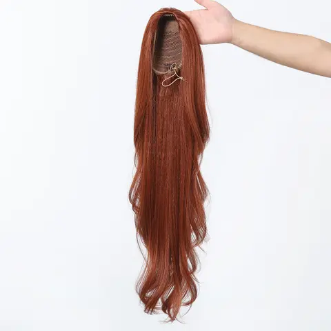 10 best sales भूरे रंग की पोनीटेल विग - №7