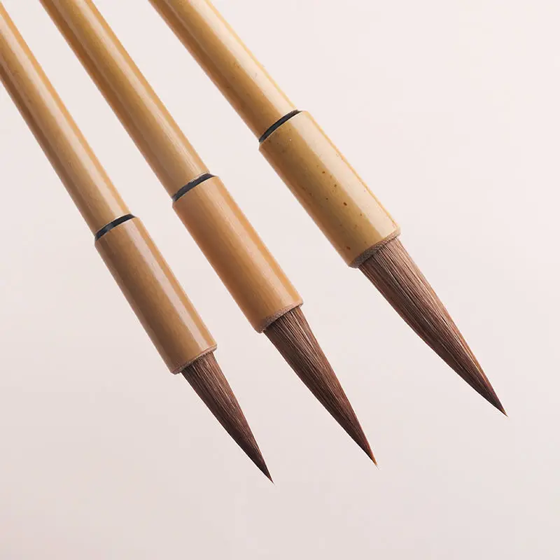 鼠の毛筆 書道筆 中国製 中国語楷書筆 初心者向けセット 伝統的な中国語