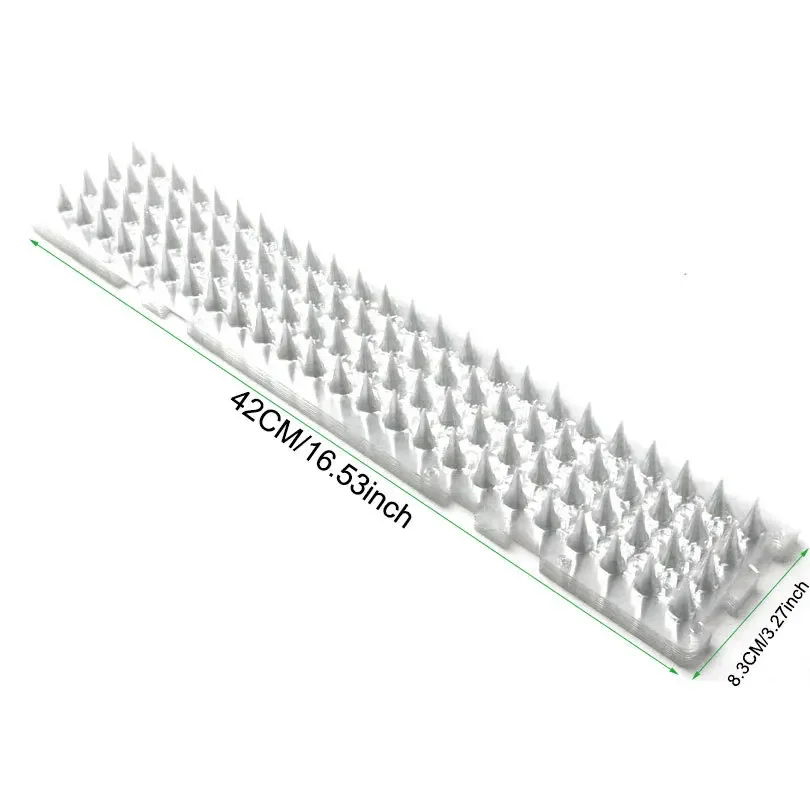 1/2Pcs Plastic Bird Repeller Spikes Fence Wall Cat Anti Pigeon Spikes Anti-bird Outdoor Squirrel Garden Fences Animal Repellent