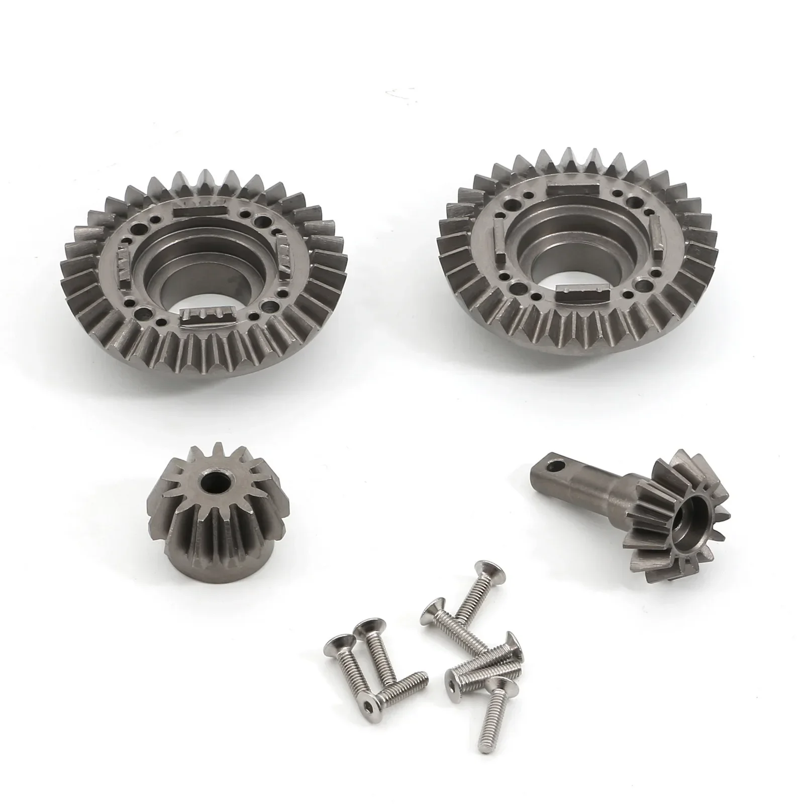 

40CR Steel Differential Ring Gear Output Gears Set 8578 8579 for Traxxas UDR Unlimited Desert Racer 1/7 RC Car Parts Accessories