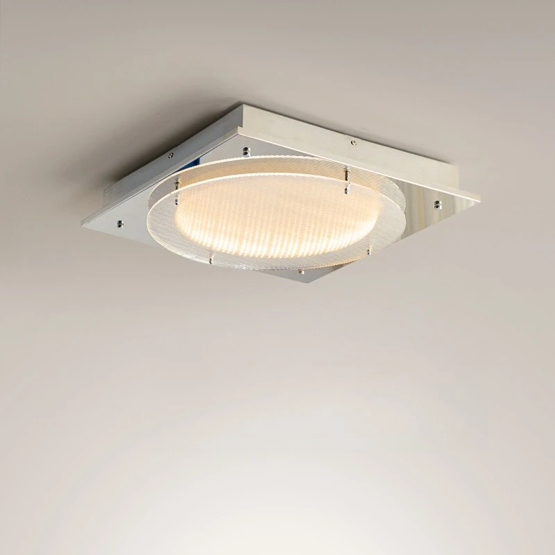 Modern Minimalist Wrought Iron Acrylic Ceiling Light Living Room Bedroom At The Entrance of The Aisle Affordable Luxury Fixtures