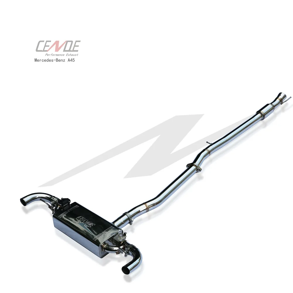 CENDE Affordzble Performance T-304 Catback Exhaust Muffler for Mercedes Benz A45 Amg W176 2013 UP