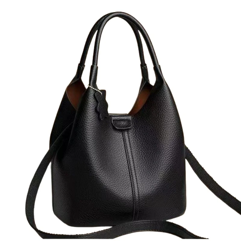 

Popular Classic High-End Leather Women's Tote Bag Luxury Brand Elegant Trendy Elegant Trim Vintage Bag​