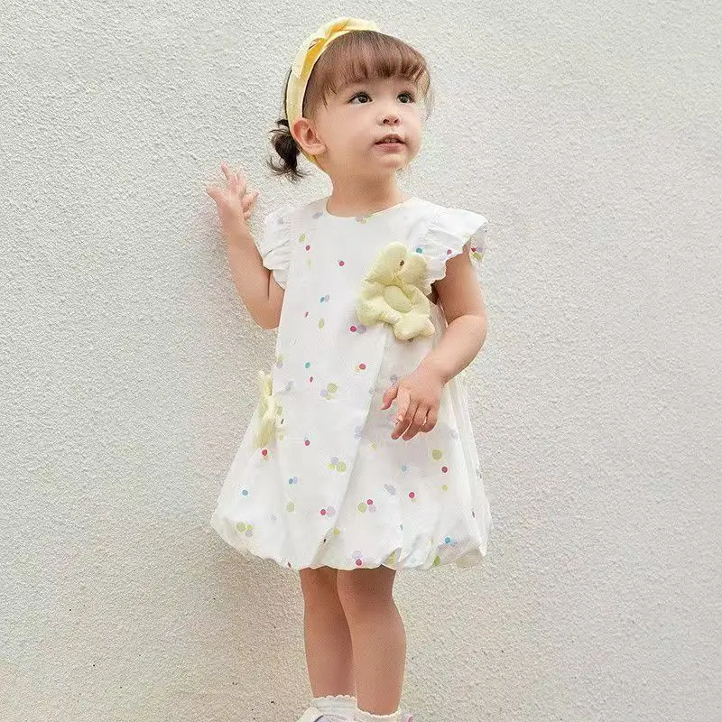 

Baby Princess Dress Girls' Summer Dress 2026 New Style Sweet Cute Simple and Comfortable Dress