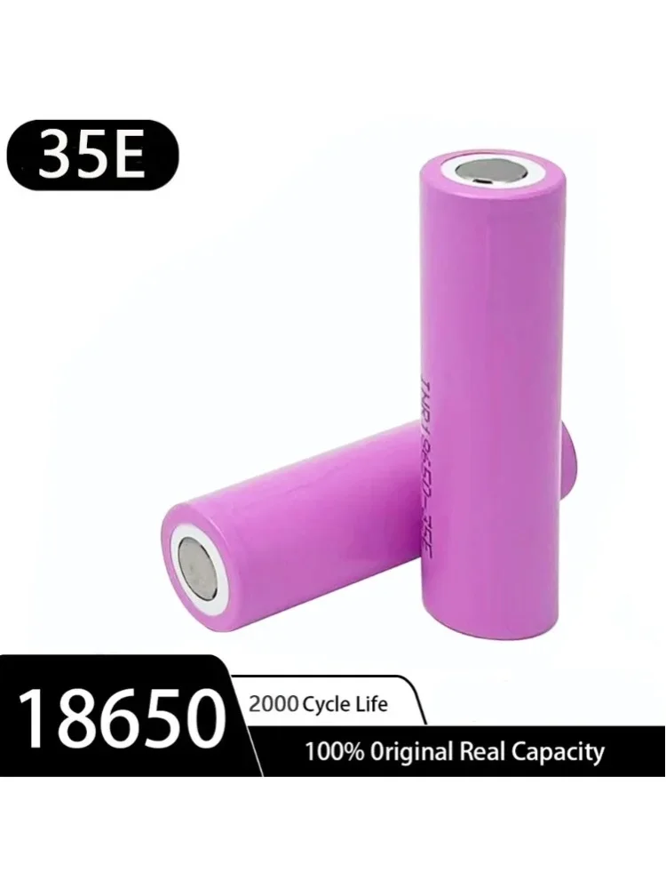 3,7V 3500mAh 18650 Akku 35E INR 18650 20A Lithium-Ionen-Akku Ersatz Externer Akku