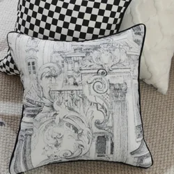 Architecture Art Print Pillow Cover 18