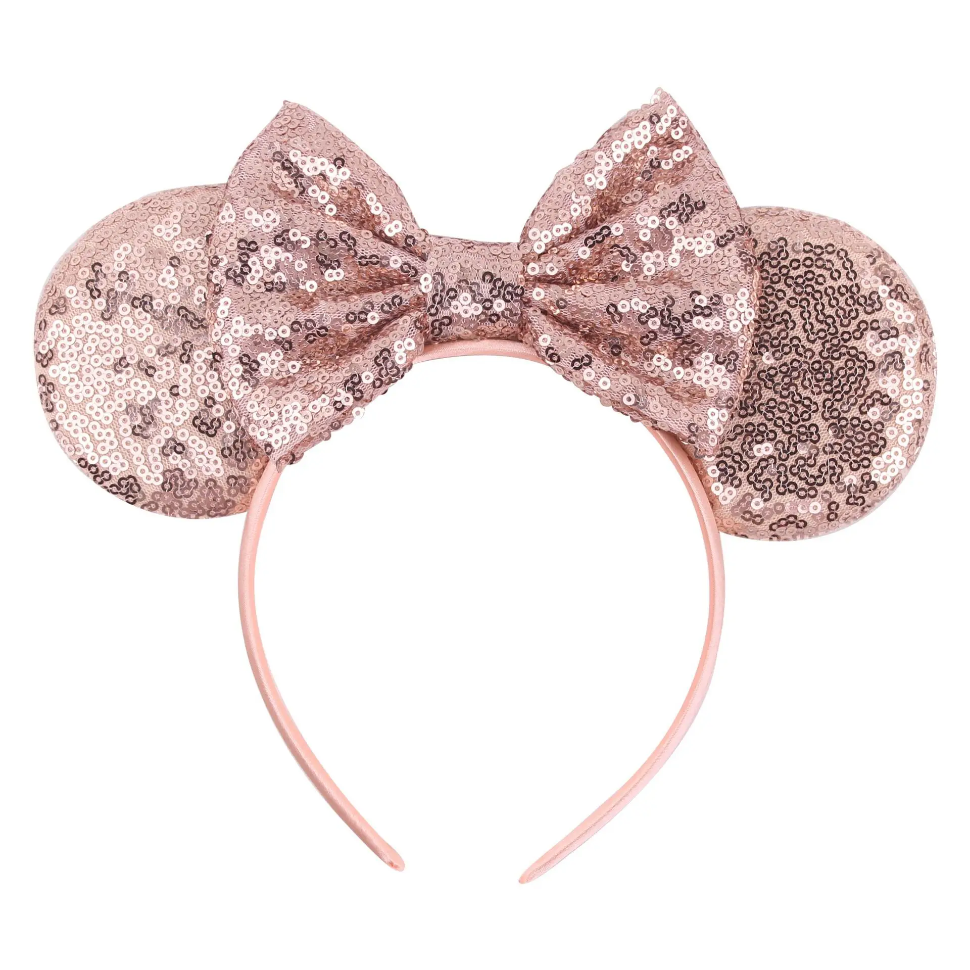 Baby-Feiertags-Glitzer-Haaraccessoire, Leopardenmuster-Stirnband, Mickey Halloween Weihnachts-Stirnband – Detail 6