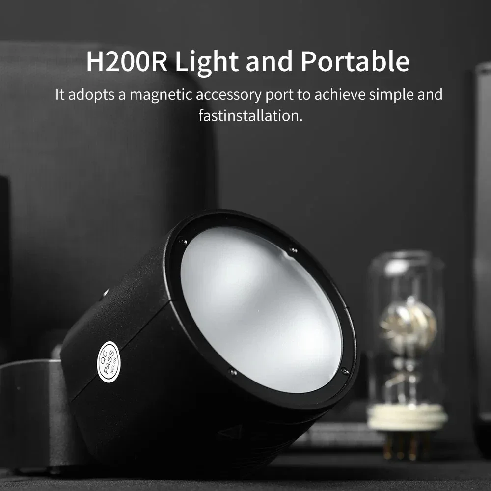 H200R حلقة فلاش رئيس المحمولة دوامة فلاش فصل تمديد رئيس لملحقات التصوير الفوتوغرافي فلاش AD200