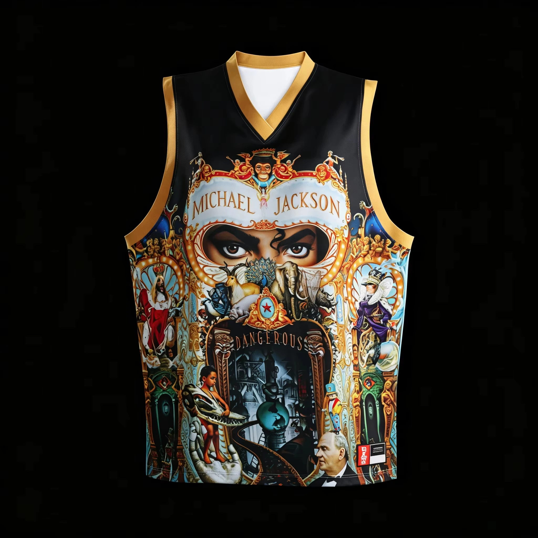 Michael Jackson Limited Edition Collectible Jersey Men's Women's Summer Sports Vest Breathable Quick Drying Family Kids Clothes