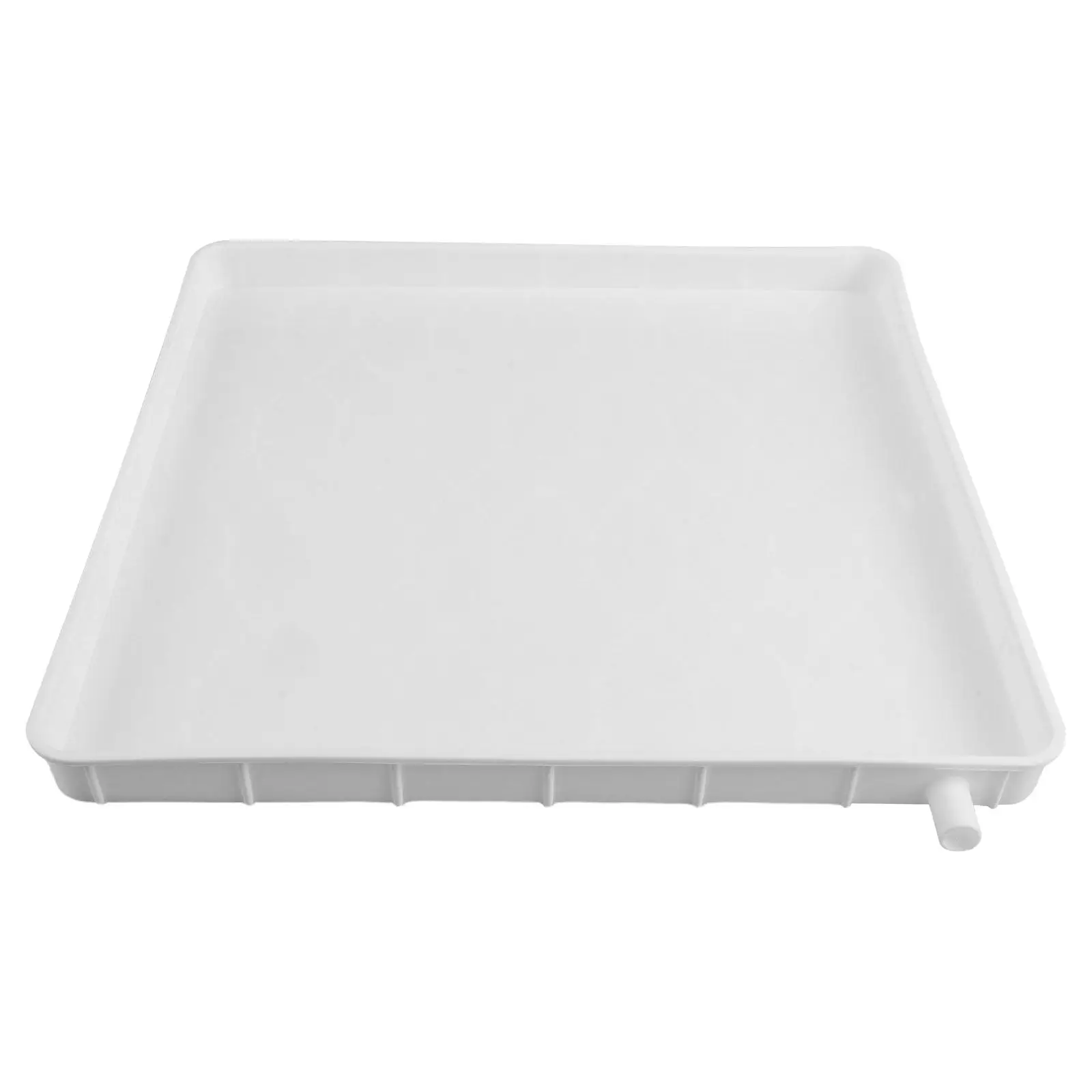 Air Conditioner Drip Tray Pan Plastic Drainage Tray Raised Edge Side Drain for Outdoor Ac Unit Water Drainage Catcher