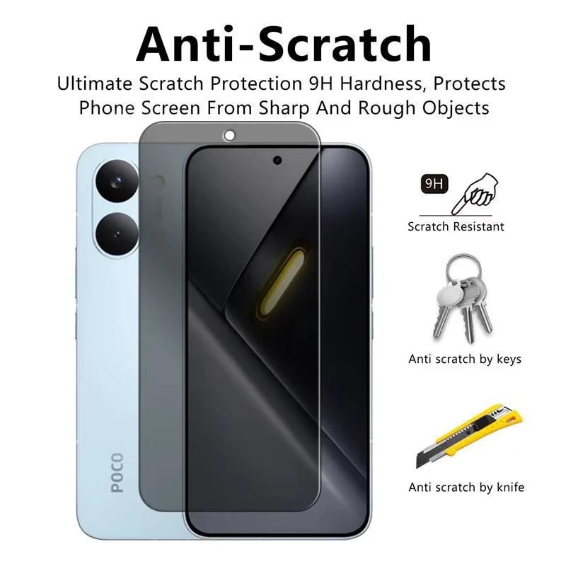 2-5Pcs Matte Tempered Glass For Xiaomi POCO X8 Pro Max X7 X6 X5 X4 X3 Pro Max M7 M6 M5 M4 M3 F7 F6 F5 F4 F3 Matte Phone Glass view 4