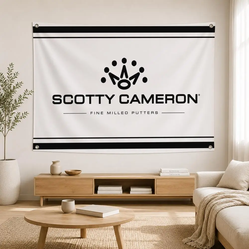 Marke Scotty Cameron Flags Home Yard & Garden Decor Banner – Wandfahne für den Innen- und Außenbereich – Detail 7