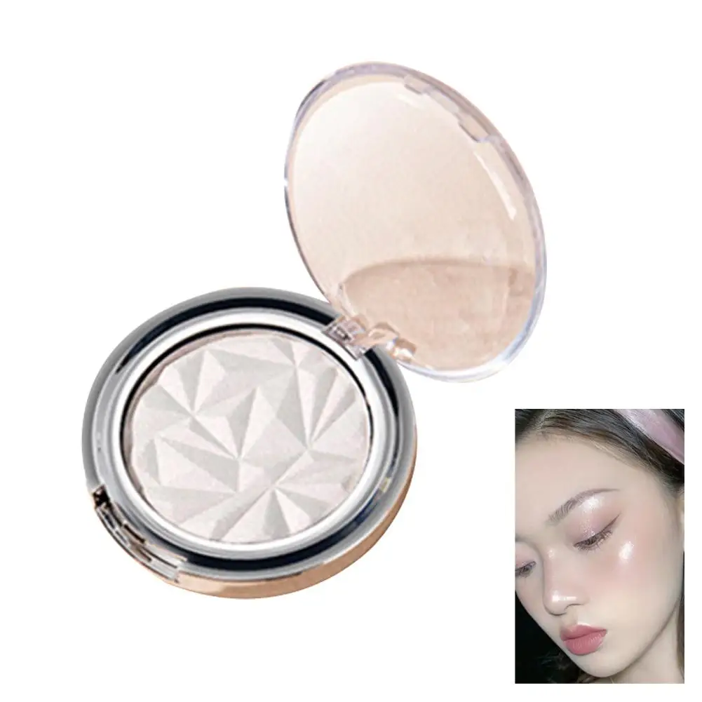 Highlighter Powder Palette Glitter Diamond Long-lasting Contour Highlighter Light Glow Water Shimmer Cosmetics Palette Face D4V5