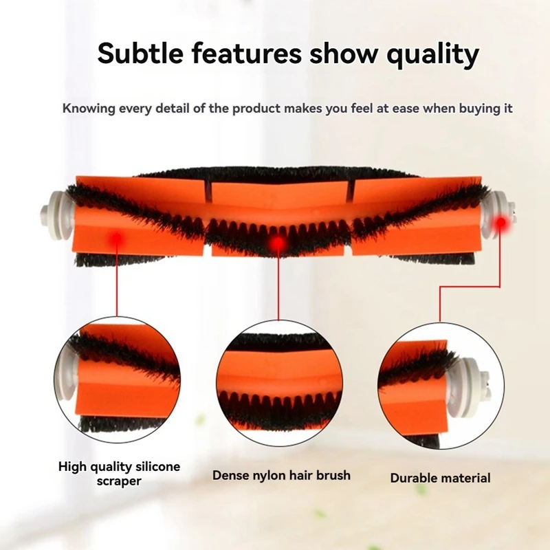 A44F-42Pcs accesorios ultra duraderos para Xiaomi Roborock S5max T7pro T6 accesorios robóticos de barrido